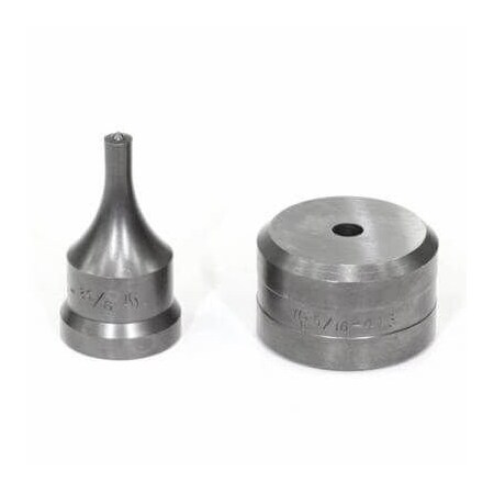 Edwards Punch And Die Set, Round, 932 In Punch, 516 In Die Sizes Included, 2 Piece, For Use With PD9/32